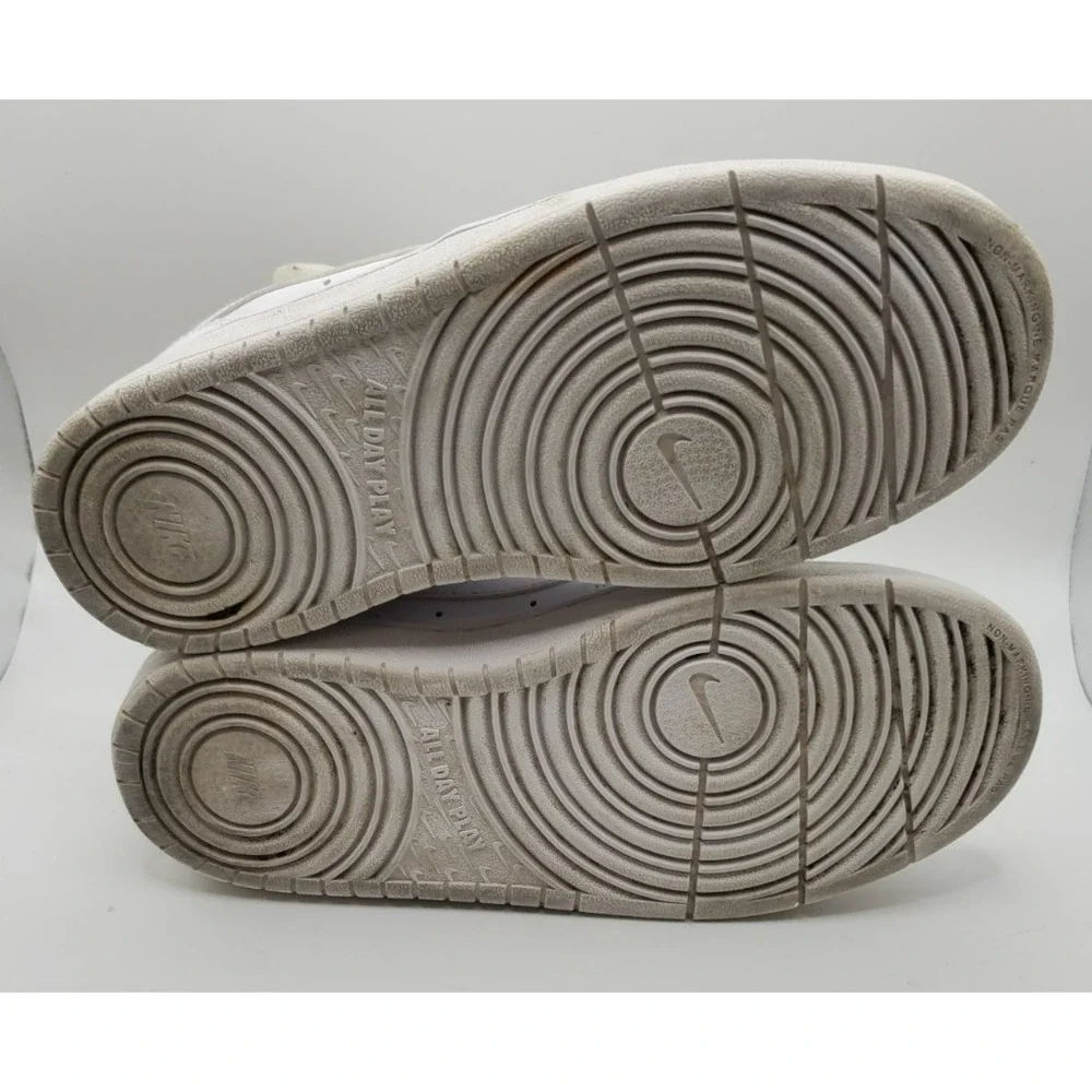 Nike CD7782-100 Boys White High Top Athletic Sneakers US 4Y - Picture 5 of 6